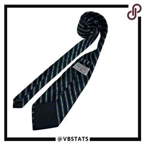 Bruno Piattelli Navy/Orange/Yellow Designer Tie